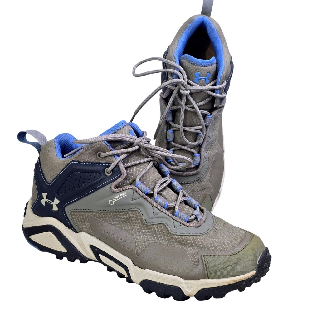 Under Armour Womens Size 7 Gore-Tex Mid Top Boots Hiking Trail Shoes Sample